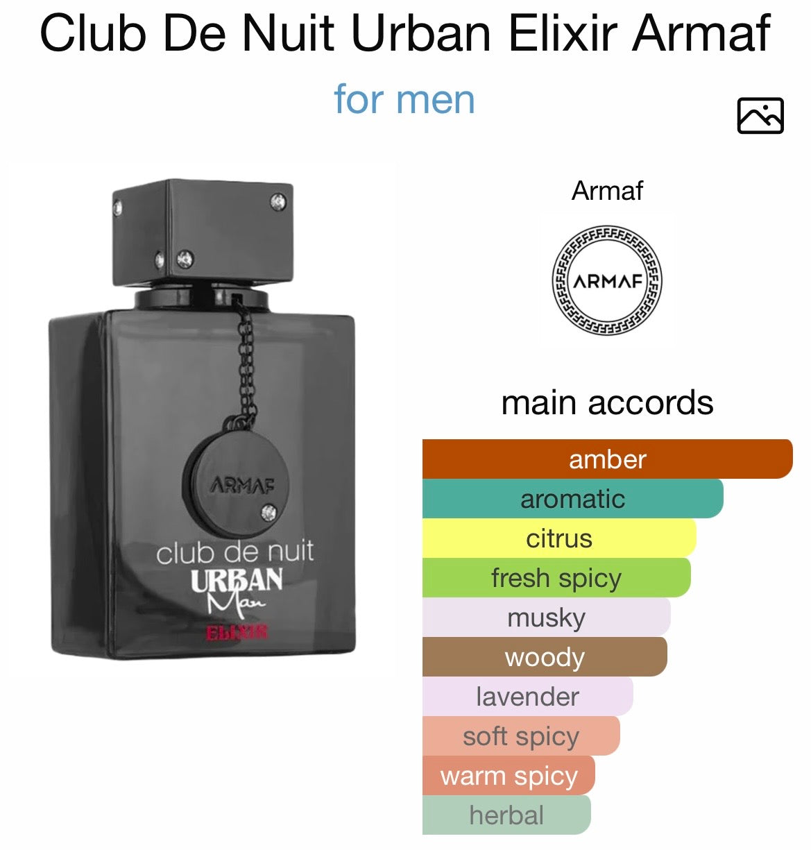 CLUB DE NUIT URBAN ELIXIR -EDP (100ml 3.4fl oz)
