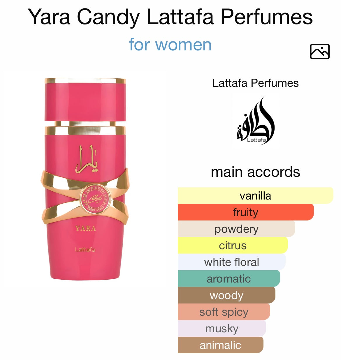 YARA CANDY - EDP                  (100 ml/3.4fl oz)